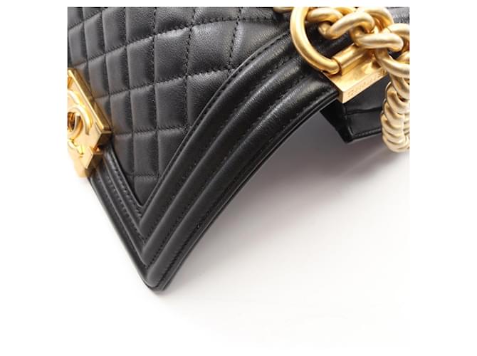 Chanel Boy Small Schultertasche Schwarz - Ansicht 7