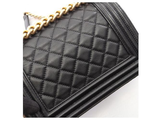 Chanel Boy Small Schultertasche Schwarz - Ansicht 8