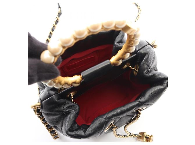 Timeless Borsa a Spalla 2-Way Matelassé Chanel Nero - vista 3