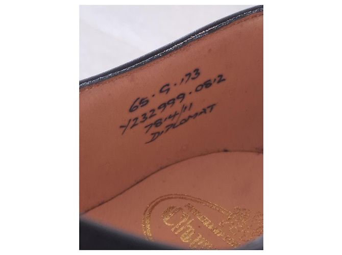 Church's Diplomat Oxford Semi-Brogue - Pelle Nera Nero - vista 5