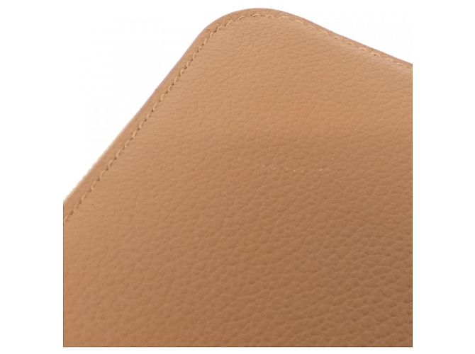 Silk In Hermès Hermes Colliers de Chiens Silk Compact Wallet Golden Taupe - Ansicht 5