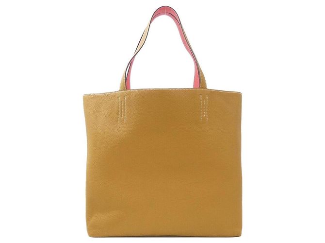Hermès Hermes Double Sens Handtasche Pink - Ansicht 2