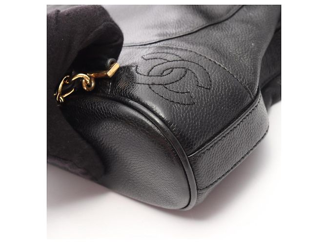 Zaino/Borsa Chanel Triple Coco Mark Nero - vista 10