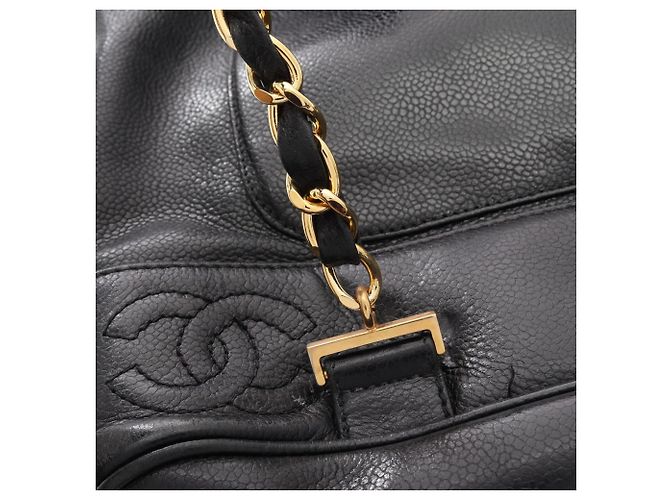 Zaino/Borsa Chanel Triple Coco Mark Nero - vista 12