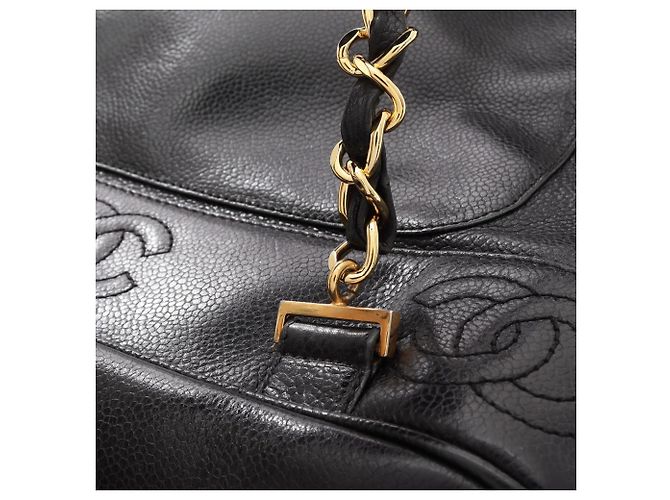 Zaino/Borsa Chanel Triple Coco Mark Nero - vista 13
