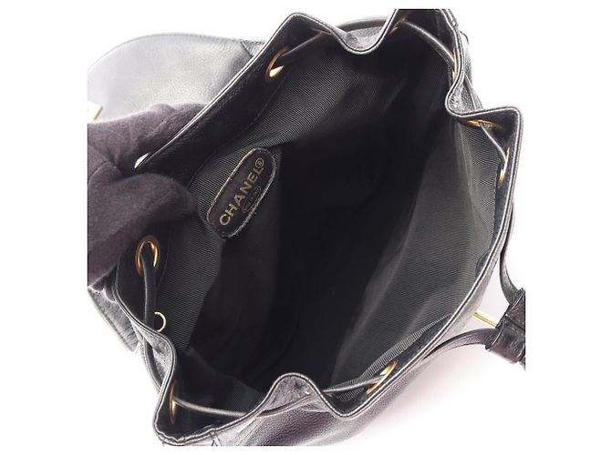Zaino/Borsa Chanel Triple Coco Mark Nero - vista 3