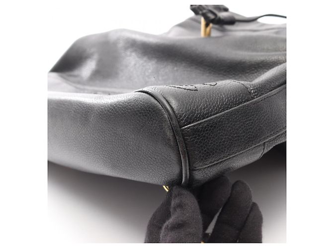 Zaino/Borsa Chanel Triple Coco Mark Nero - vista 8