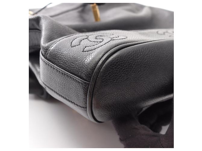 Zaino/Borsa Chanel Triple Coco Mark Nero - vista 9