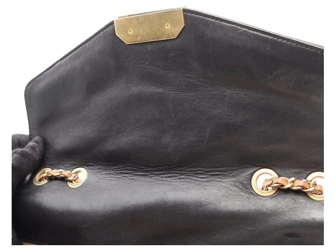 Borsa a Spalla Chanel Bias Stitch Nero - vista 11