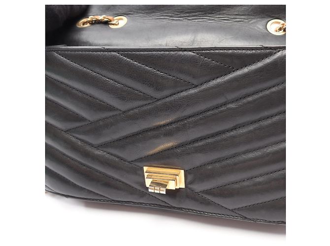 Borsa a Spalla Chanel Bias Stitch Nero - vista 12