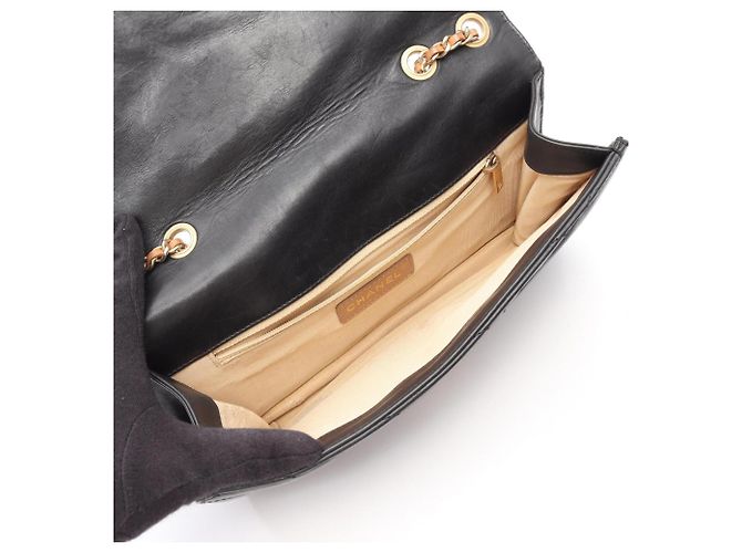 Borsa a Spalla Chanel Bias Stitch Nero - vista 3