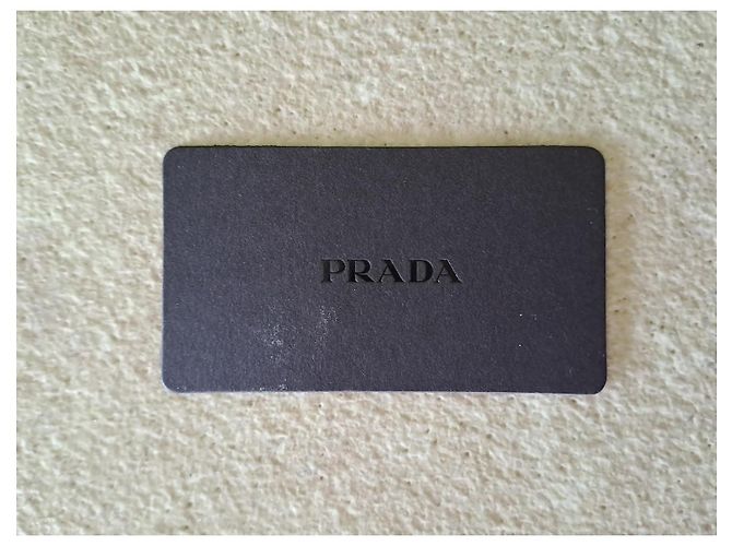 Saffiano Sacca da viaggio Prada V50 Nylon Nero con Tracolla - vista 6