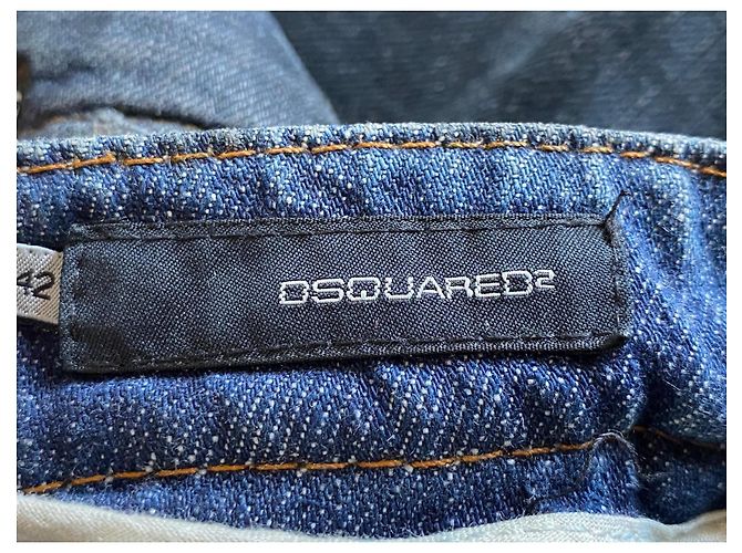 Dsquared2 Jeans Cyber Y2K Straight Leg Negro Distressed, Talla 42 Azul - vista 17