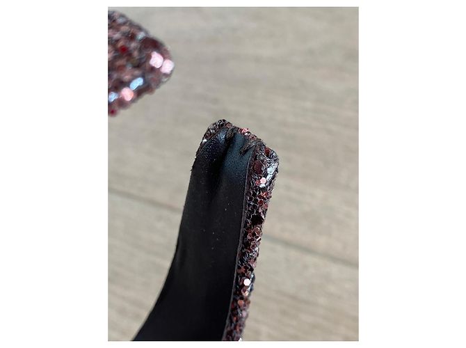 Cerchietto Miu Miu 2006 Glitter Colore Cotto Marrone - vista 13