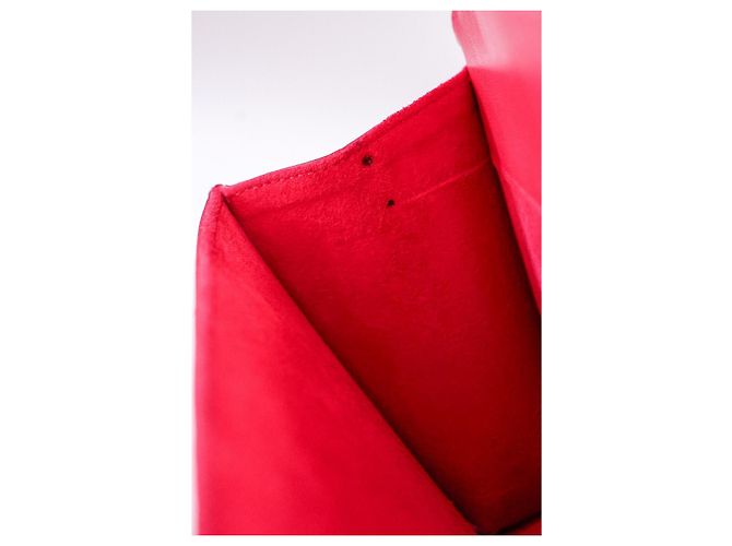 Saint Laurent Pochette YSL Cassandre in pelle rosa - vista 11