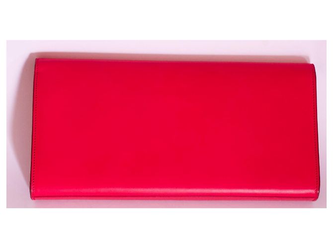 Saint Laurent Pochette YSL Cassandre in pelle rosa - vista 6