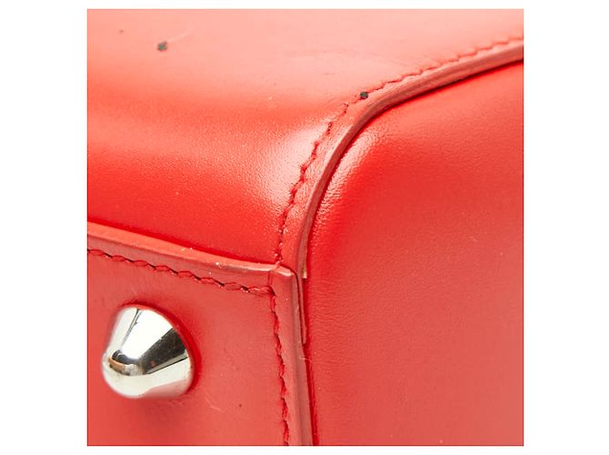 Borsa in pelle rossa Christian Dior Rosso - vista 6