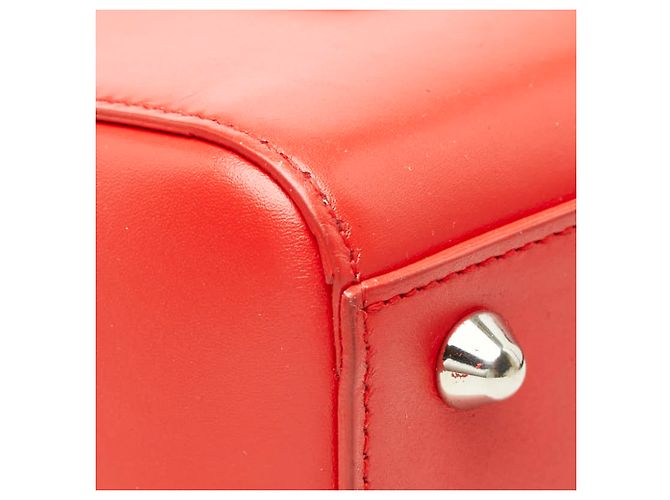 Borsa in pelle rossa Christian Dior Rosso - vista 7