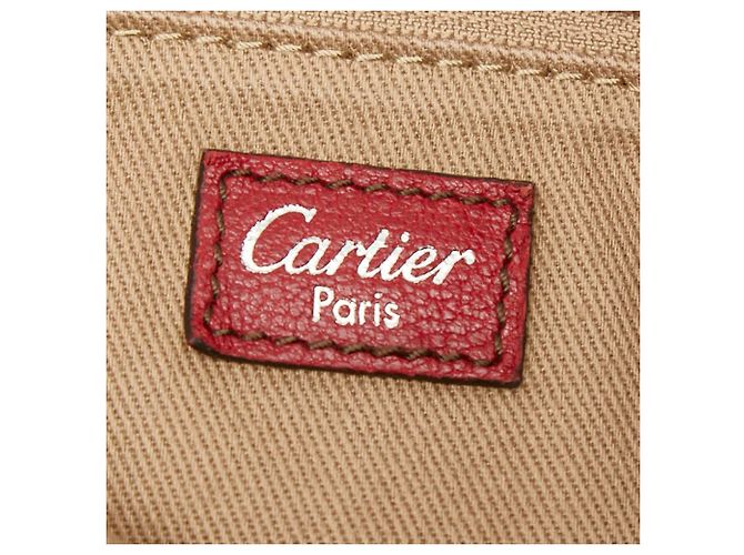 Borsa a tracolla Cartier Marcello Rosso - vista 10