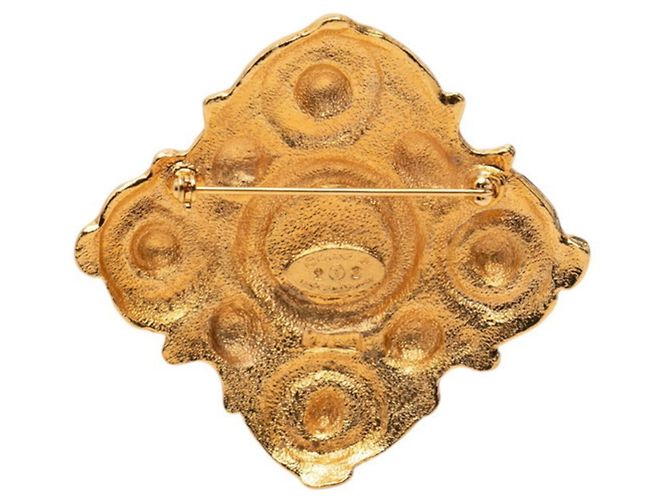 Spilla Chanel Vintage placcata oro D'oro - vista 2