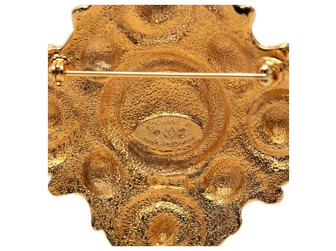 Spilla Chanel Vintage placcata oro D'oro - vista 3