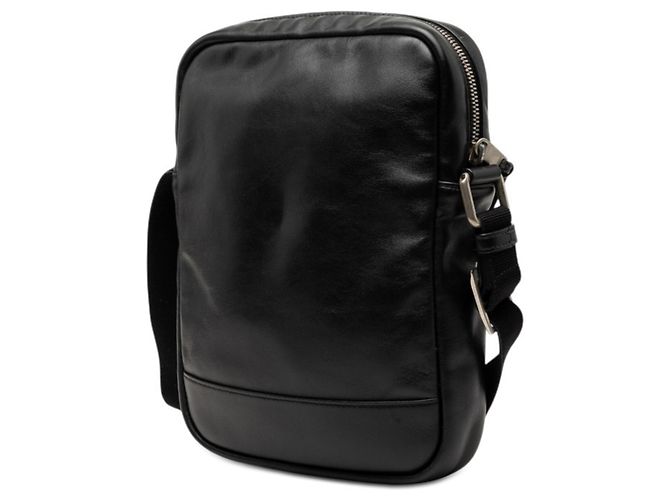 Borsa a spalla in pelle nera Saint Laurent Nero - vista 2