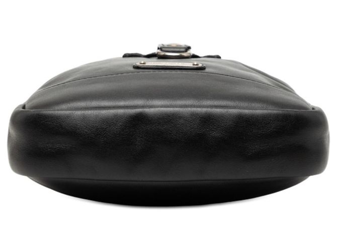 Borsa a spalla in pelle nera Saint Laurent Nero - vista 3
