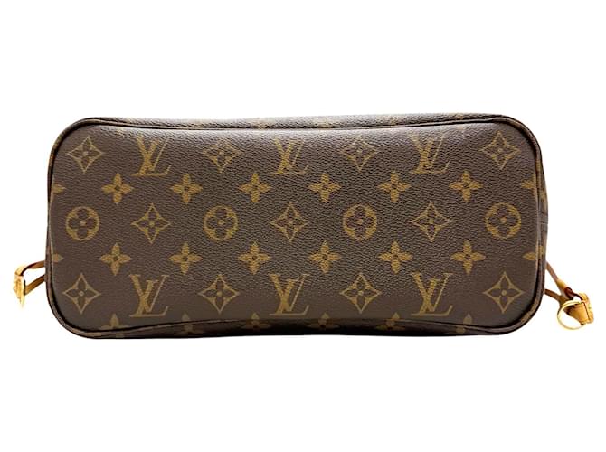 Borsa Louis Vuitton Monogram Neverfull PM Marrone - vista 5