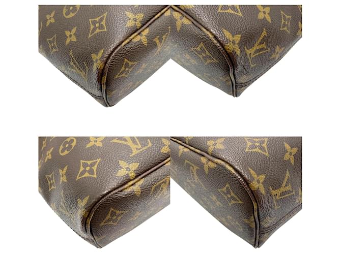Borsa Louis Vuitton Monogram Neverfull PM Marrone - vista 6