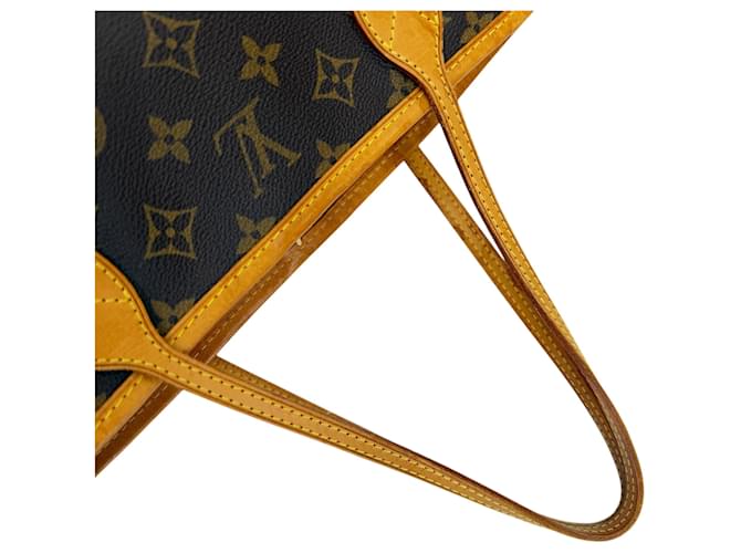 Borsa Louis Vuitton Monogram Neverfull PM Marrone - vista 8