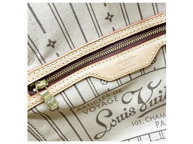 Borsa Tote Louis Vuitton Monogram Neverfull PM Marrone - vista 11