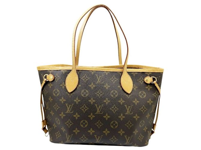 Borsa Tote Louis Vuitton Monogram Neverfull PM Marrone - vista 2