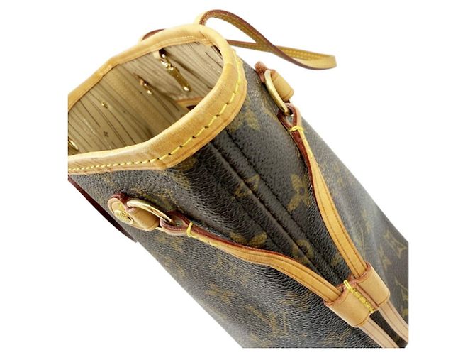 Borsa Tote Louis Vuitton Monogram Neverfull PM Marrone - vista 8