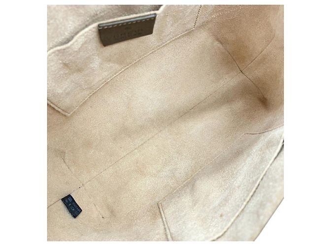 Borsa a Spalla Ophidia GG Supreme 547551 di GUCCI Beige - vista 14