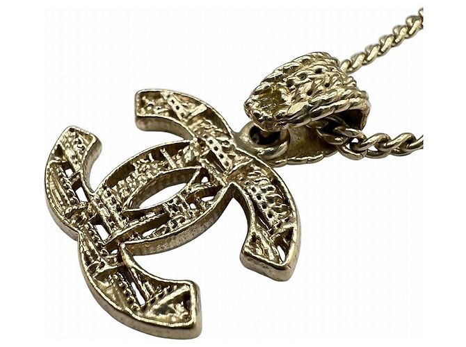 Collana Chanel Coco in Oro Champagne D'oro - vista 3