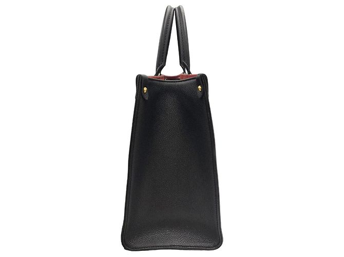 Borsa Tote Louis Vuitton OnTheGo MM M45495 Nero Beige - vista 3