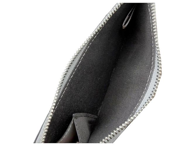 Jimmy Choo Silver Leather Card Case Silvery - view 8