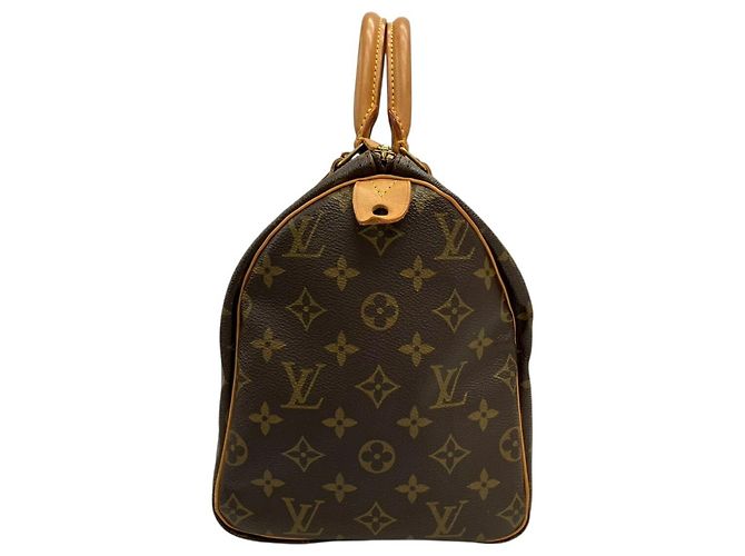 Borsa Boston Louis Vuitton Speedy 30 Marrone - vista 3