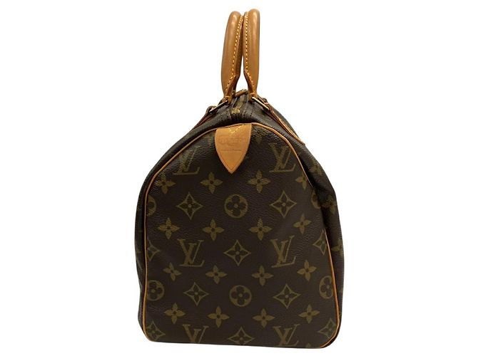Borsa Boston Louis Vuitton Speedy 30 Marrone - vista 4