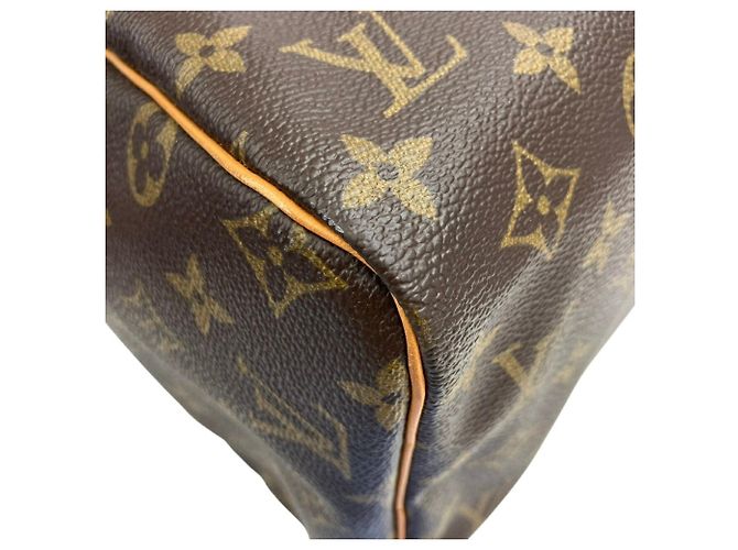 Borsa Boston Louis Vuitton Speedy 30 Marrone - vista 8