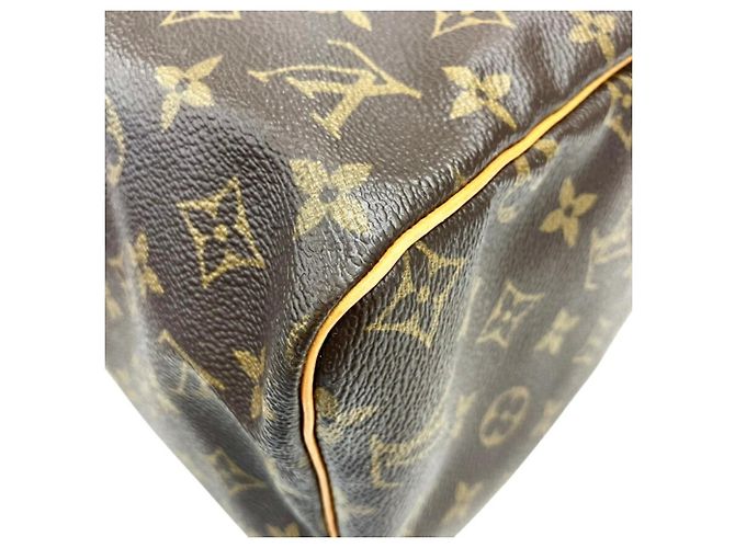Borsa Boston Louis Vuitton Speedy 30 Marrone - vista 9