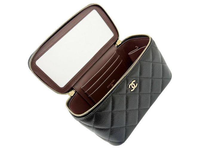 Vanity Beauty Case Matelassé Chanel Nero - vista 10