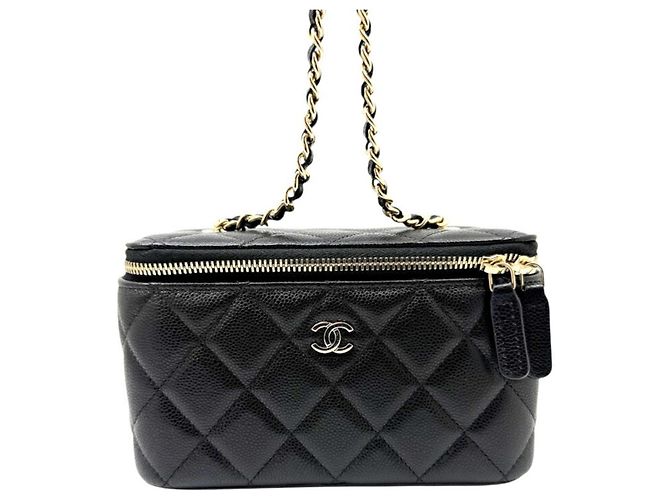 Vanity Beauty Case Matelassé Chanel Nero - vista 2