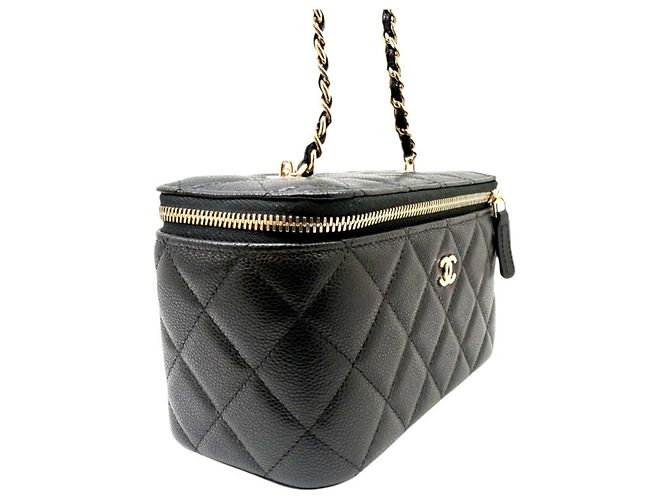 Vanity Beauty Case Matelassé Chanel Nero - vista 3