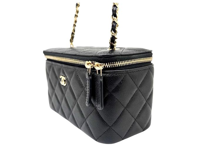 Vanity Beauty Case Matelassé Chanel Nero - vista 4