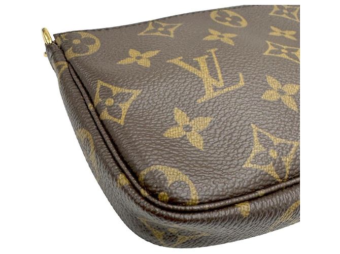 Louis Vuitton Mini Pochette Accessoires Marrone - vista 4
