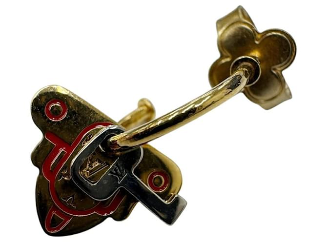 Orecchini Rocky Louis Vuitton Argento Rosso D'oro - vista 5