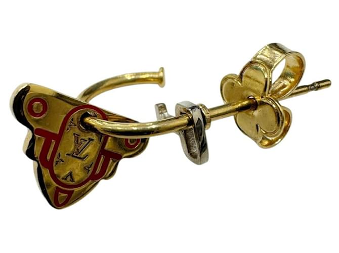 Orecchini Rocky Louis Vuitton Argento Rosso D'oro - vista 6
