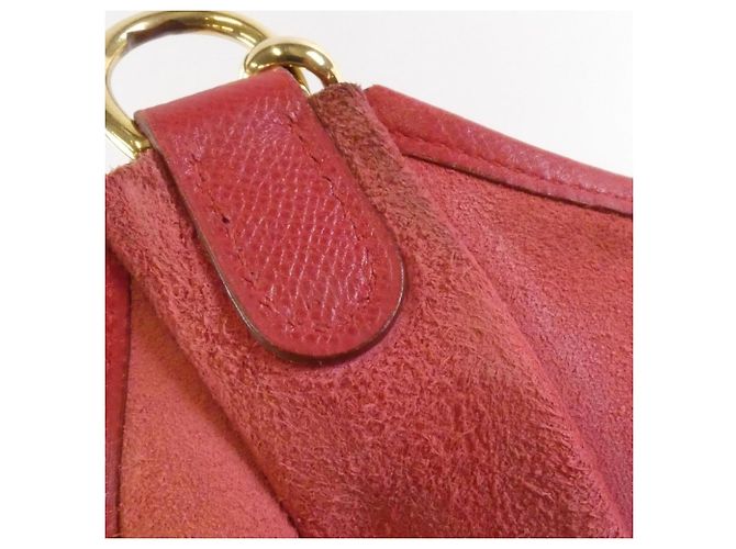 Hermès Borsa a tracolla Hermes Evelyne GM Rosso - vista 10