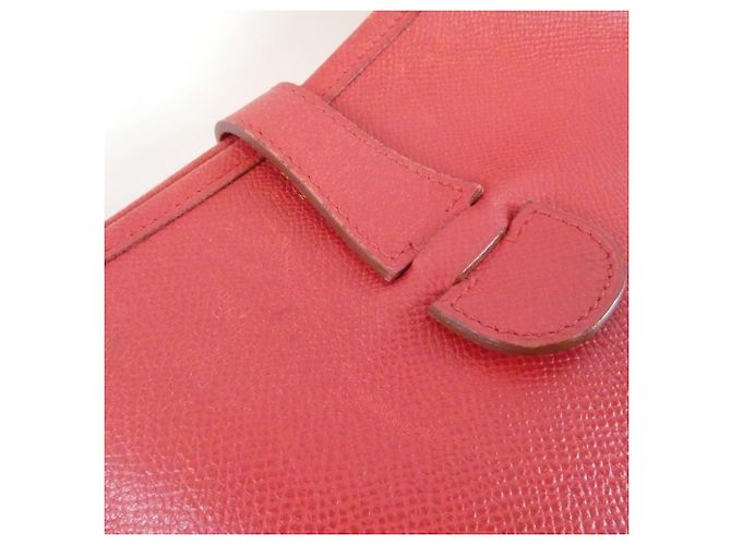Hermès Borsa a tracolla Hermes Evelyne GM Rosso - vista 6